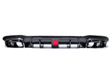 Carbon Look LED Bumper Diffuser Exhaust Tips for Mercedes E W213 Sedn AMG Pack di127