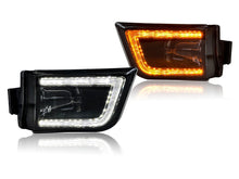 LED DRL For 2003-2005 Toyota 4Runner LED Fog Lights Front Bumper Lamps w/ Turn Signal