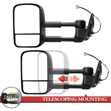 2x L+R Towing Mirrors Power Glass fit 1990-1998 Toyota Land Cruiser 80 Series Black