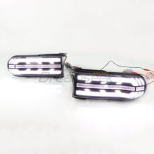 LED DRL Fog Lights for Toyota FJ Cruiser 2007-2021 Daytime Running Light w/ Turn Signal Lamp