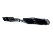 Black Stainless Steel Square Exhaust Tips for Audi Q7 3.0L V6 2016–2019 ( Gas Only)