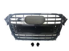 S4 Style Gloss Black Front Bumper Grille For Audi A4 S4 B8.5 2013–2016