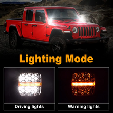 Pair 3.5 inch 60W LED Work Driving Fog Light Bar Mounting Bracket for Off Road Pickup Truck Jeep ATV UTV Motorcycle