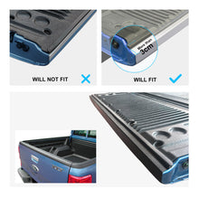 3PCS Tailgate Cover Rail Cap Protector Guard For Ford Ranger 2012-2022 Wildtrak