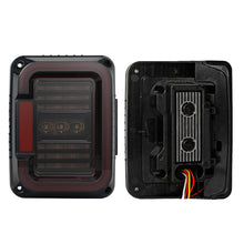 Smoked EMC LED Tail Lights Rear Reverse Lamps For Jeep Wrangler JK JKU 2007-2018
