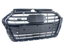 Gloss Black S3 Style Front Grille For Audi A3 S3 8V 2017–2020 Without ACC