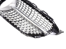 Chrome Diamond Front Grill for Mercedes C Class W205 C180 C200 C250 2019-2021 w/o Camera fg62