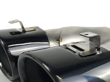 C43 AMG Style Gloss Black Twin Round Exhaust Tips Fit Mercedes C-Class W206 Sedan AMG Bumper 2022-2025