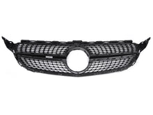 Silver Diamond Front Grille for Mercedes W205 S205 C205 A205 2015-2018 w/o Camera pz127