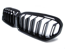 Gloss Black Front Bumper Grille Grill for BMW 5-Series G30 G31 2022-2023 W/ Camera fg113
