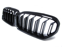 Gloss Black Front Bumper Grille Grill for BMW 5-Series G30 G31 2022-2023 W/ Camera fg113