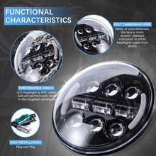 5.75" LED Headlight Hi/Low Beam for Yamaha Virago 250 750 535 1100 Vmax 1200