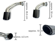 4pcs Black Exhaust Tips for Porsche 92A Cayenne S 2019-2024