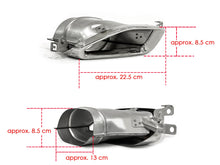Chrome Square Exhaust Tips for BMW G20 G21 M340i 2019-2022