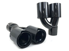 Left+Right For 2017-2023 BMW 525i 528i 530i G30 G31 Carbon Fiber Exhaust Tips Muffler Tailpipe Replacement