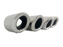 Stainless Chrome Muffler Tips Fit Land Rover Defender L663 90/110 P300 P400 Petrol