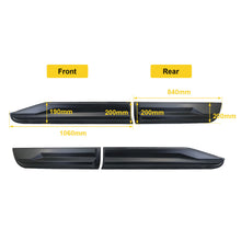 Matte Black Side Door Molding Body Cladding For Next Gen Ford Ranger PY Wildtrak 2022-2025