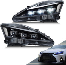 Projector LED Headlights with DRL Animation for Lexus IS250 IS350 ISF 2006–2013
