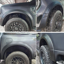 6pcs Fender Flares Wheel Arch Guard w/o Sensor Cutout Widen 35mm For Ford Ranger Next Gen PY Sport 2022-2025