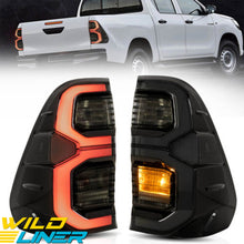 LED Smoked Tail Lights For Toyota Hilux 2015-2020 Rear Lamps