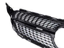 Silver Diamond Front Grille for Mercedes W205 S205 C205 A205 2015-2018 w/o Camera pz127