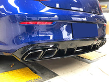 Gloss Black Rear Bumper Diffuser + Muffler Tips For Mercedes C205 Coupe A205 Convertible AMG 2015-2021