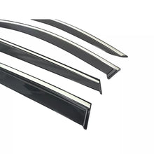 Stainless Steel Tinted Weather Shields Window Visor for Hyundai Santa Fe 19-23