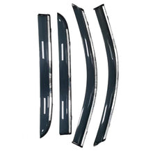 Chrome Tinted Weather Shields for Foton Tunland 2013-Onwards Weathershields