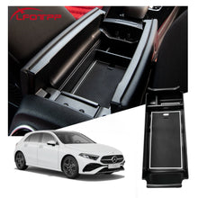 Car Center Armrest Storage Box Tray For 2019-2025 Mercedes Benz A-Class W177 V177 A180 A200 A250 A35 A45