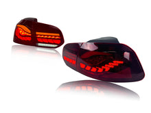 Pair Smoked/Red LED Tail Lights For VW Golf 6 MK6 2009-2013 w/Sequential