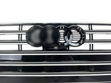 Chrome S4 Style Front Grille For Audi A4 B9 S4 2017–2019 Front Bumper Grill