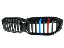 For 2023 2024+ BMW G20 M340I Gloss Black Front Bumper Kidney Grille M-Color Grill