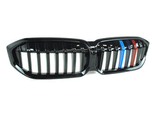 For 2023 2024+ BMW G20 M340I Gloss Black Front Bumper Kidney Grille M-Color Grill