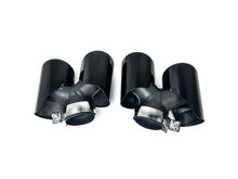 Exhaust Tips Black for Porsche 911 Carrera 991.2 NON-PSE 2017 2018 2019