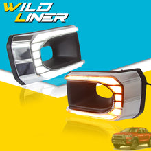 LH+RH Fog Light Spot Driving Lamp LED Turn Signal For Toyota Hilux Ute Rouge Rugged 2020-2024