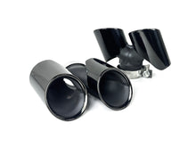 Exhaust Tips Black for Porsche 911 Carrera 991.2 NON-PSE 2017 2018 2019