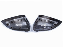 Glossy Black Side Mirror Cover Caps for AUDI B9 A4 S4 RS4 A5 S5 RS5 2018-2024