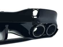Gloss Black Rear Diffuser + Exhaust Tips for Mercedes CLA C118 W118 CLA35 CLA45 AMG 2020-2024
