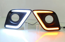 2x DRL For Toyota Hilux Revo 2015 2016 LED Daytime Running Light Fog Lamp Turn