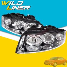 Pair LH+RH Head Light Lamp Halogen For Audi A4 S4 Sedan Wagon B6 2001~2004