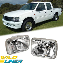 Pair Crystal Clear Headlights for Toyota Hiace 1982-2004