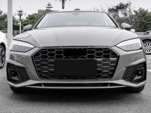 Left+Right Fog Light Grille Covers Bezels Fit Audi A5 S5 B9 2020-2024