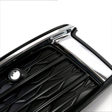 Pair Front Bumper Fog Light Grille Covers Audi A6 C8 Non-S-Line 2019-2025