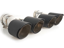 Matte Carbon Fiber Quad Exhaust Tips for BMW G30 5-Series M-Sport 2017-2023
