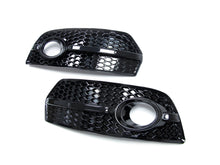 For 2009-2012 Auqi Q5 Non-Sline Front Bumper Fog Light Grille Cover All Black