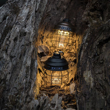 Portable Outdoor Solar Lamp Lantern Camping Light LED Pine Cone Lamp USB C Charging
