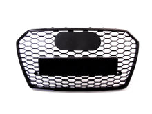 RS6 Style Glossy Black Front Bumper Grille Grill For Audi A6 C7 S6 2016-2018 fg169