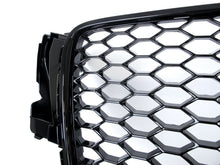 Badgeless Gloss Black Honeycomb RS5 Style Front Grille For Audi A5 S5 8T 2008–2012