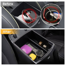 Car Center Armrest Storage Box Organizer Tray For 2019-2025 Hyundai Venue