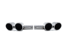 Exhaust Muffler Tips Brushed/Black/Silver For Porsche Cayenne 9Y0 9Y3 Petrol 2019-2024